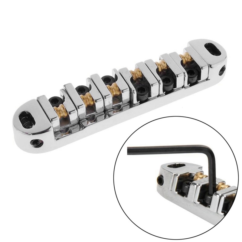 Electric Guitar Bridge Drawstring Plate Upper and Lower Split Bridge
