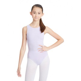 Capezio Women's High-Neck Tank Leotard, Lavender, Large
