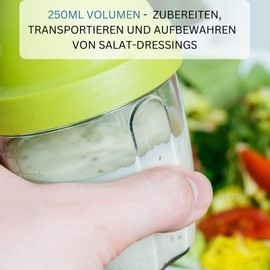 Westmark Plastic Dressing Shaker and Shaker Cup, 0,25 L