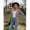 Famulily Women's Long Sleeve Open Front Cardigans, Button Down V