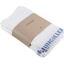 ENA Living Pack Of 6 100% Cotton Tea Towels | 38x38cm | Household Essentials Kitchen Tea Towels for Washing Up and Cleaning. Long lasting Kitchen Towels, Large Tea Towels, home essentials