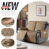 TAOCOCO 100% Waterproof Loveseat Recliner Cover-Recliner Cover with Non-Slip Granule,