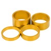 X AUTOHAUX 4 Pcs Bike Headset Spacer Bicycle Aluminium Alloy
