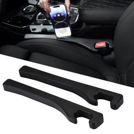 Hanhee Car Seat Gap Filler 2 Pack, Car Seat Gap Filler Blocker Universal Fit Organizer Car SUV Fill Gaps Between Seat and Console Stop Things Dropping