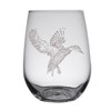 Duck Engraved Stemless Wine Glasses (Set of 2)