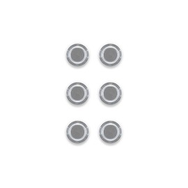 Quartet Round Magnets, Whiteboard, Dry Erase Board, Transparent, 6-Pack (6447415718)