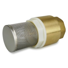 SMARDY Brass Foot Valve with Check Valve and Suction Basket, 1 Inch Suction Set, Suction Filter for Garden Pump, Submersible Pump