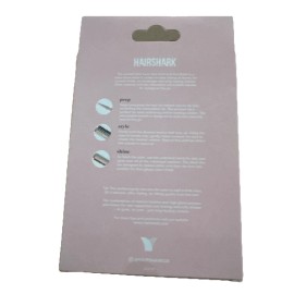 HairShark Retractable Hair Comb Pink Styling Tool for Volume & Teasing & Shine