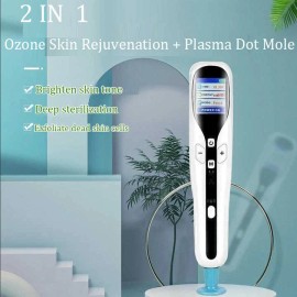 New 2 in 1 Ozone Plasma Pen for Face Skin Rejuvenation & Acne Treatment Removal