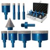 Diamond Hole Saw Kit Triangle Shank Diamond Core Drill Bit