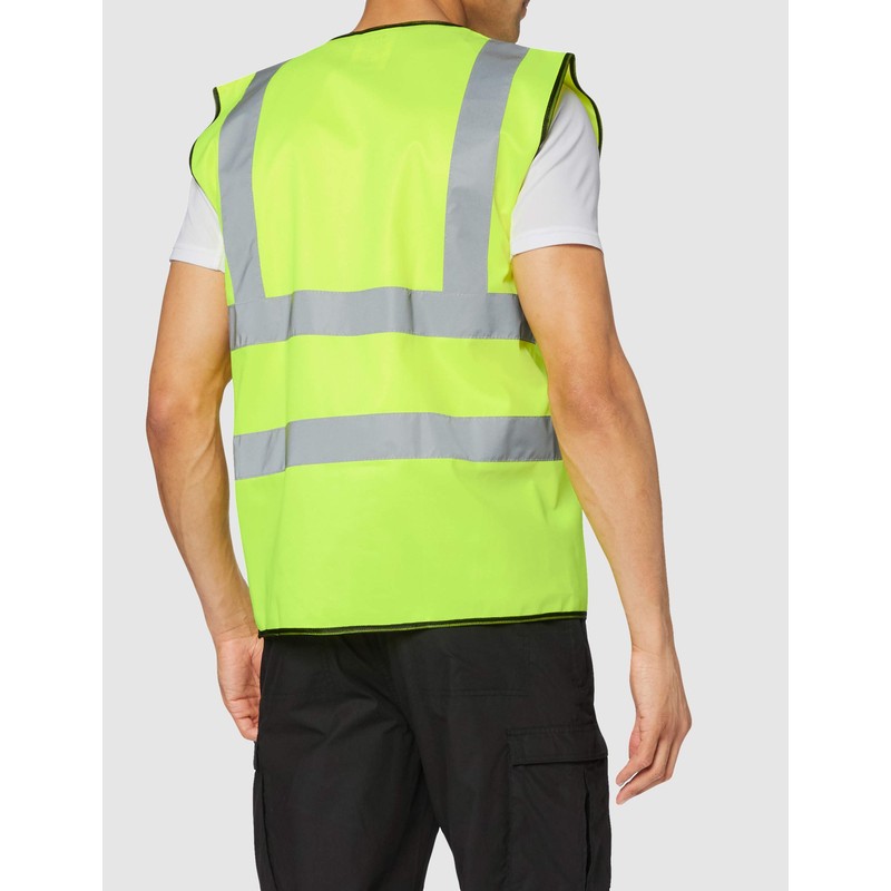 Supertouch 32345 Zipped Hi Vis Vest, XX-Large, Yellow