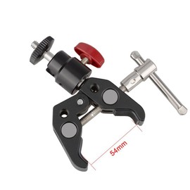 CAMVATE Super Clamp Articulated Mini Ball Head with 1/4"-20 Thread Hole