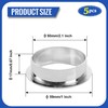 5Pcs 50mm (2 Inch) Cable Hole Cover, ABS Desk Grommet,