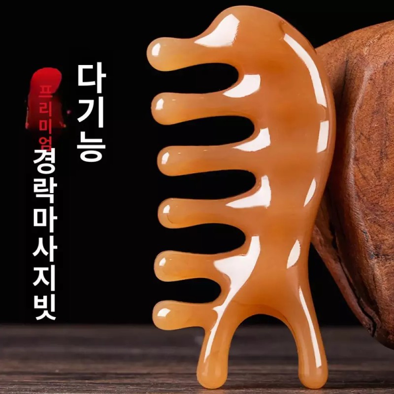 두피 괄사 마사지 미용실용 빗 홈케어 경락 남녀 Scalp Scratching