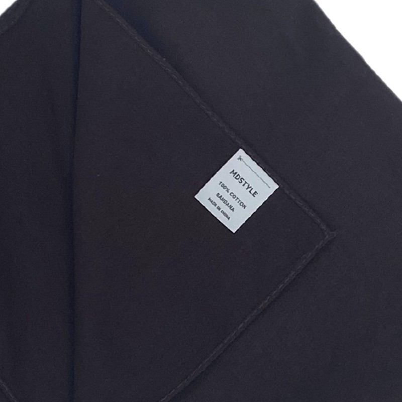 [MDSTYLE] 無地バンダナ 綿100% 56cm x 56cm メンズ レディース ハンカチ 三角巾