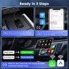Carlinkit 5.0 Android Auto & Wireless CarPlay Adapter,Plug & Plug,