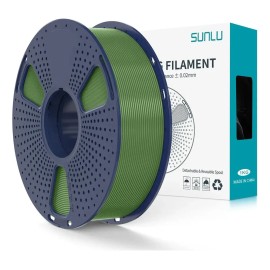 Filamento Petg Sunlu para Impresora 3d De 1.75 Mm y 1 Kg Color Verde Oliva