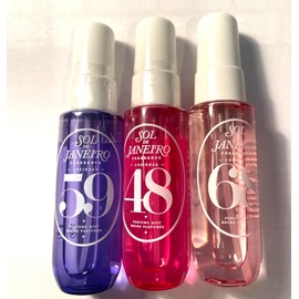 Sol de Janeiro Perfume Mist LOT OF 3- Travel Set w/ 59, 68, 48- 1oz ea. Sealed