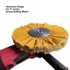 3" Aluminum Safety Flanges Kit for Airway Buffing Wheels, for