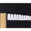 AORAEM White Nail Tips,500Pcs French Tip Press on Fake Nails
