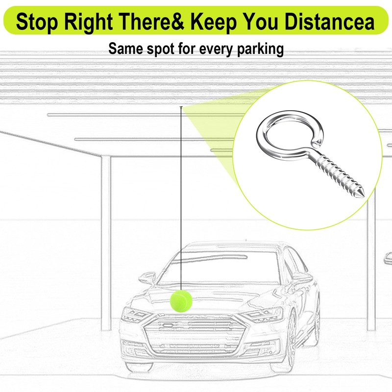 Garage Tennis Ball Parking Aid, Parking Guide System for Car