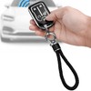 JOYEAR Key Fob Cover, Silver-black, For Chevy/GMC-C/5 Buttons