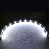 E Support 5Pcs White 12v 15 Led 30cm Car Flexible