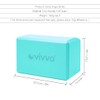 Vivva Yoga Blocks, 9"x6"x4" Yoga Blocks 2 Pack, Premium EVA