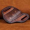 Leather Pocket Folding Knife Sheath Belt Holster Knives Case EDC