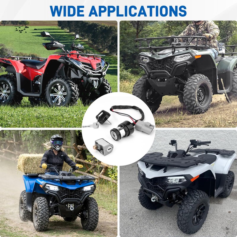 JERBOR Ignition Switch with Key Fit for CFMOTO CFORCE 400