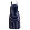 Discounted Cleaning Supplies Chefs Apron Professional Quality Blue & White