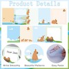 PAOFUFUI Sticky Notes Gifts, 9Pack Cute Sticky Notes 3x3 Capybara