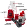 Rotary Cheese Grater with Handle, Kitchen Vegetable Grinder Slicer with