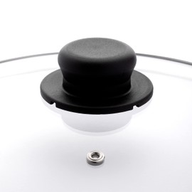 Zanetti - Glass lid with knob for pots and pans, diameter 16 cm