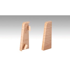 Meisterwerke Meister End Caps Skirting Board Profile 3PK (Each L|R/VPE) Natural Oak 2013