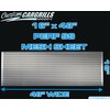 CCG 16"x48" Perforated SS Grill Mesh Sheet - Silver