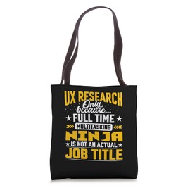 UX Research Job Title - User Experience Researchers Analyst Tote Bag