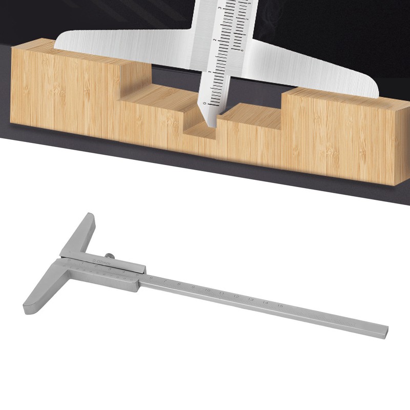 0‑150mm Depth Vernier Caliper 0.02mm Accuracy Gauge Instrument Ruler Depth