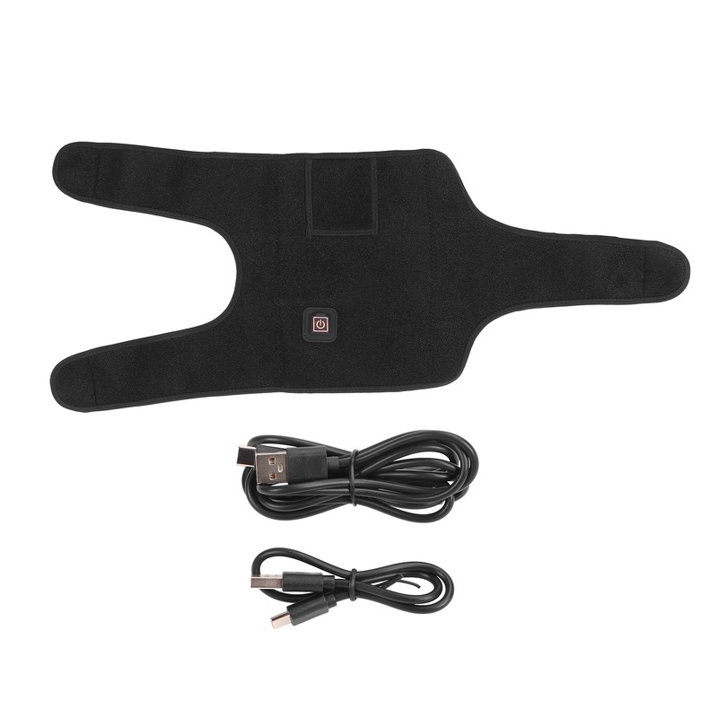 Heated Knee Brace Wrap 3 Levels Temperature Rapid Heating Rechargeable