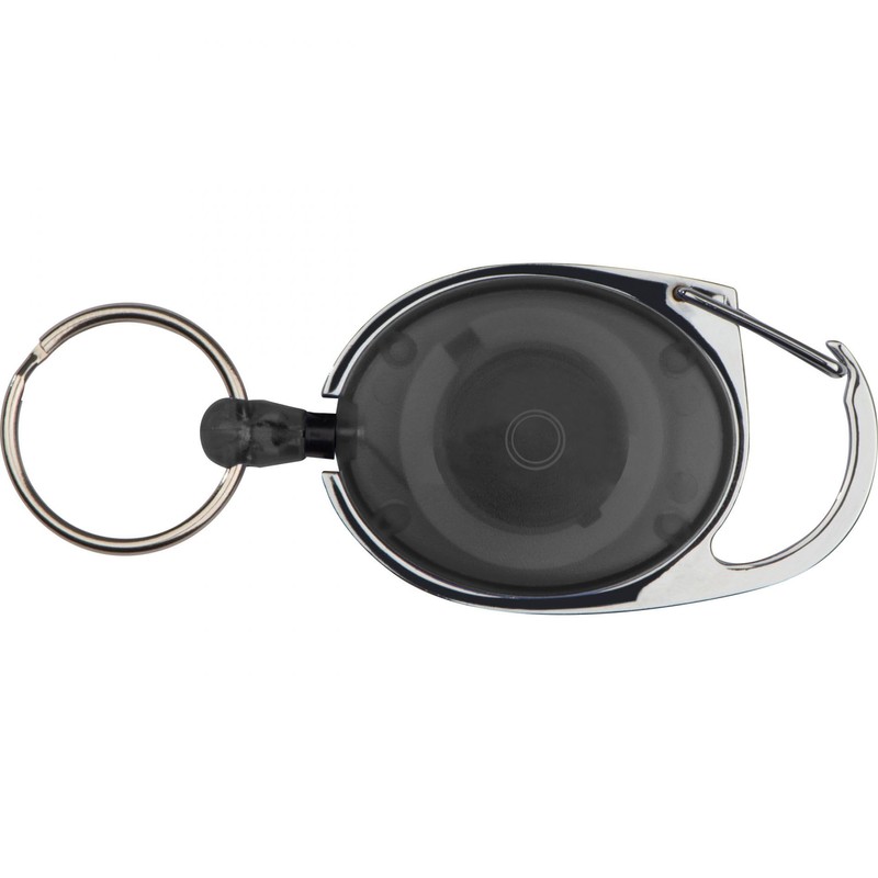 10 Piece Ski Pass Holder Black Transparent With Keyring, ID