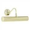 Endon PL350/SW Switched Brass swan Neck 350mm Picture Light