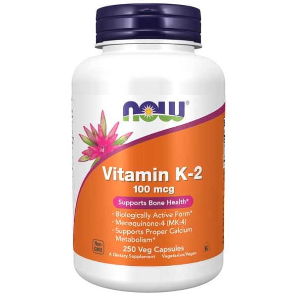 NOW Foods NOW Foods Supplements, Vitamin K-2 100 mcg, Menaquinone-4