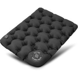 Inflatable Travel Seat Cushion for Sport Airplane Concerts Beach Lawn Floor Office Portable Lightweight Stadium Cushion Waterproof Air Sit Mat Pad