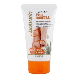 Crema Pies Durezas Babaria Aloe Natural Con Urea 20% × 50ml
