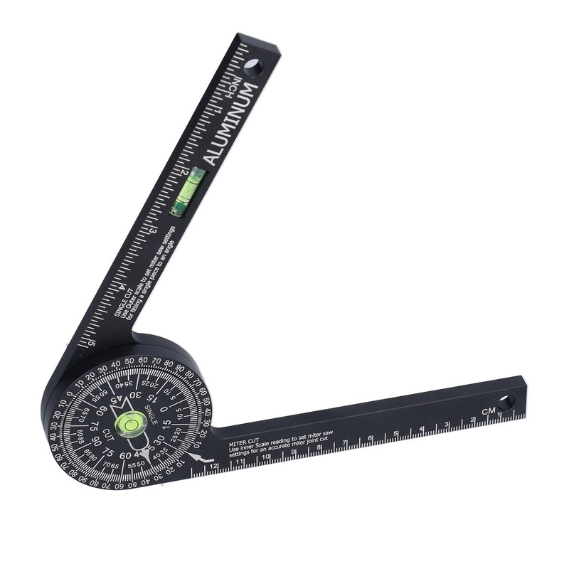 Miter Saw Protractor Metal Angle Measurement Finder Gauge Cutting Guide