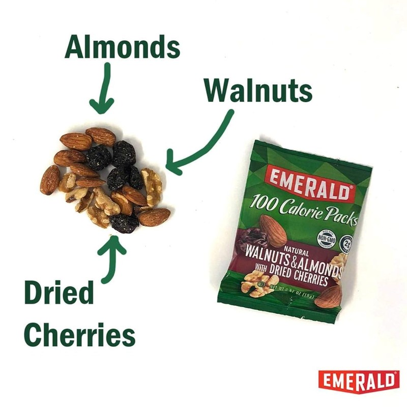 Emerald Nuts Walnuts & Almonds with Dried Cherries, 100 Calorie