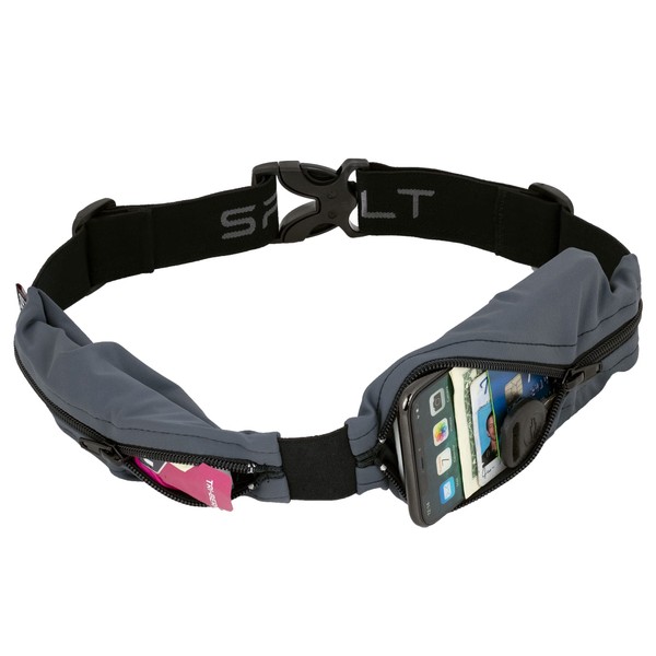 SPIbelt Double Pocket PRO - Antracite Sports Belt
