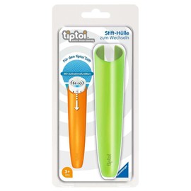 Ravensburger Tiptoi Pen Case in green, Interchangeable Case for the Tiptoi Pen with Recording Function, Suitable for Ages 3 and Above