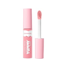 COVERGIRL Clean Fresh Yummy Gloss Daylight Collection, Hydrating, Glossy Shine, Vegan Formula, Daylight Pink 50, 0.33oz