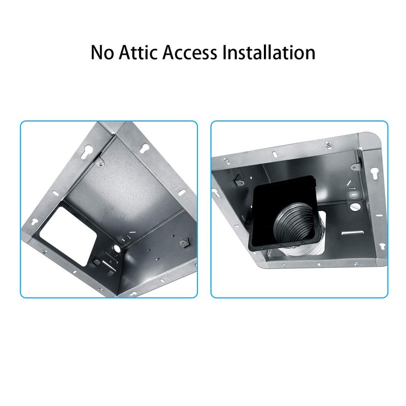 Tech Drive Super Quiet 110 CFM, 1.2 Sone Bathroom Ventilation